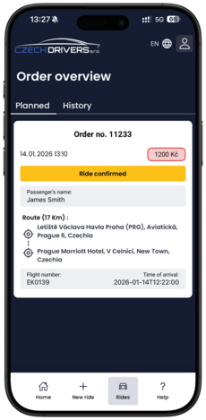 Czech Drivers Prague Taxi Limousine App